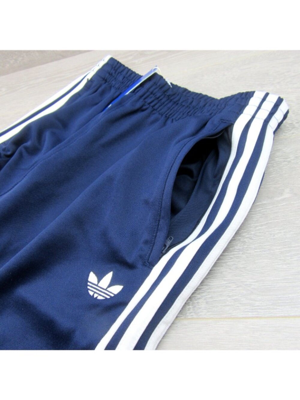 Adidas Originals SST Track Pants Men's Size Medium Indigo Blue NEW - Picture 5 of 14